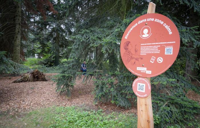 “quiet zones” installed in the Parilly park