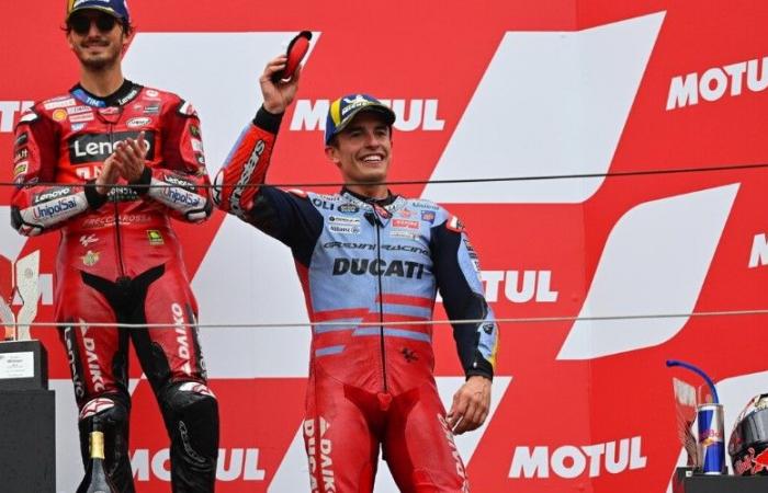 MotoGP, Japan: Marc Marquez rode on the green part on the last lap but still got on the podium