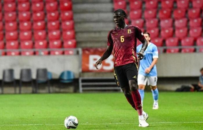 League of Nations. Injured, Amadou Onana forfeits with Belgium against the France team.