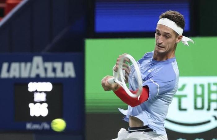 Terence Atmane loses to Taylor Fritz in the second round of the Shanghai Masters 1000