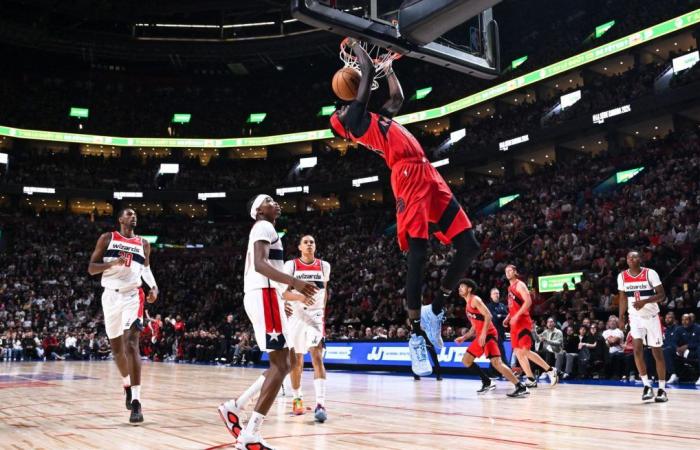 The Toronto Raptors defeated the Washington Wizards 125-98 in an NBA preseason game