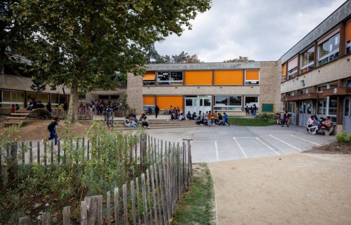 Cergy: an oasis courtyard at the La Justice school group