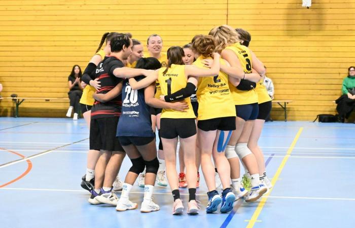 VOLLEY BALL: A great victory for the women of Le Creusot against Besançon