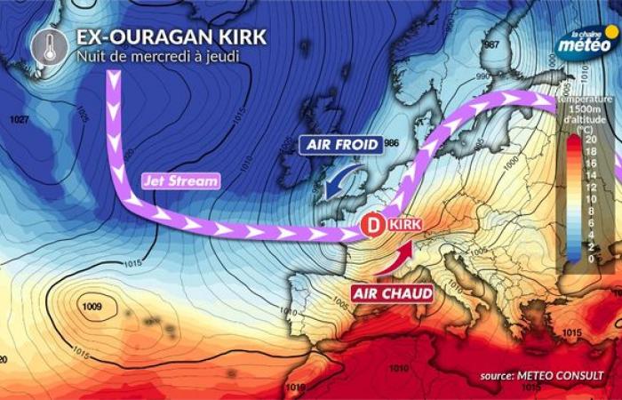 Hurricane Kirk: what will be its characteristics when passing over France?