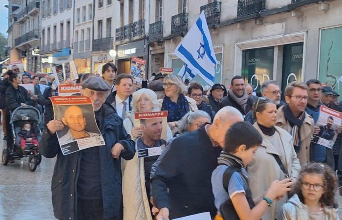 Terrorist attack of October 7: a march brought together around 150 people yesterday in Dijon