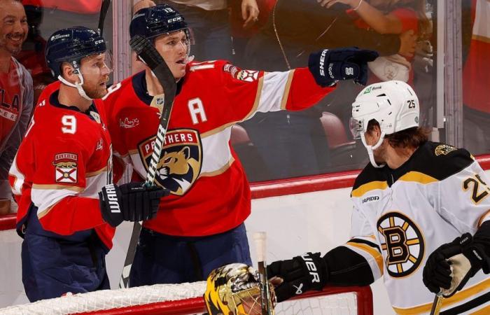 NHL: Boston Bruins lose 6-4 to Florida Panthers