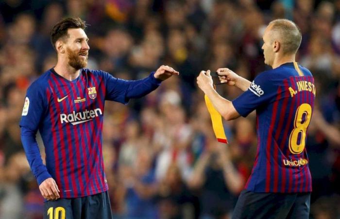 Lionel Messi’s beautiful message for Andrés Iniesta