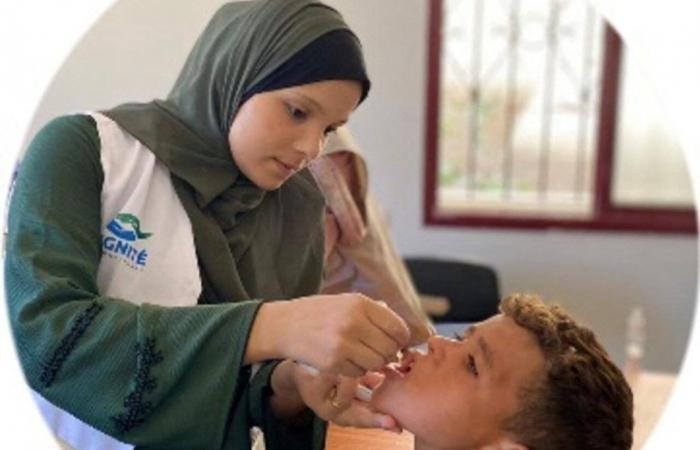 Vaccination against polio in the Gaza Strip orchestrated by an NGO from Seine-et-Marne