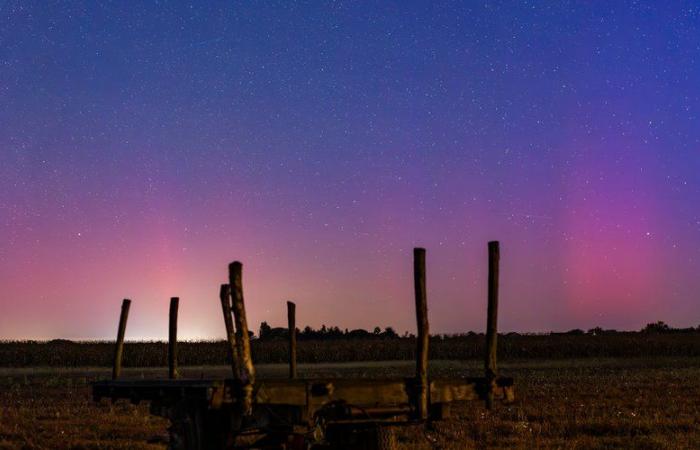 For the third time in a few months, it captures the Northern Lights in the sky of the Hautes-Pyrénées as it leaves the factory