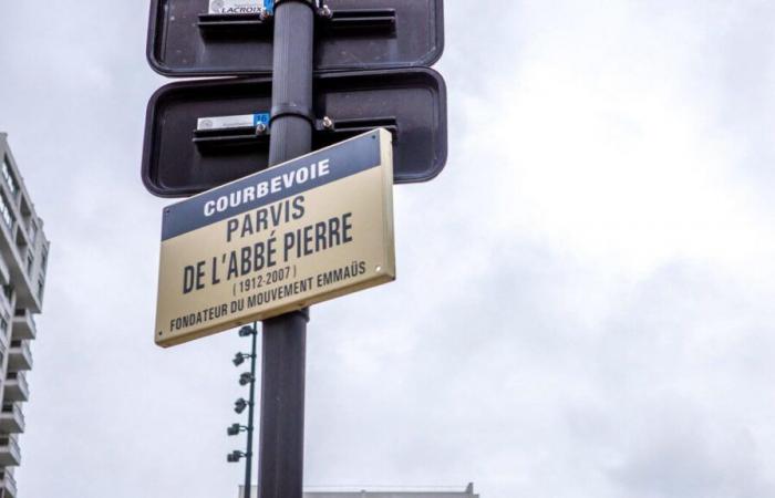 Courbevoie: the name of Abbé Pierre erased from the church square