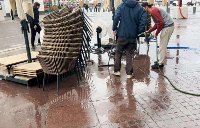 Floods caused damage in Marseille