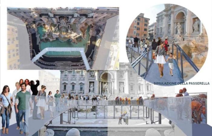 Rome, maintenance work on the Trevi Fountain begins. A footbridge will also be built to see it more closely.