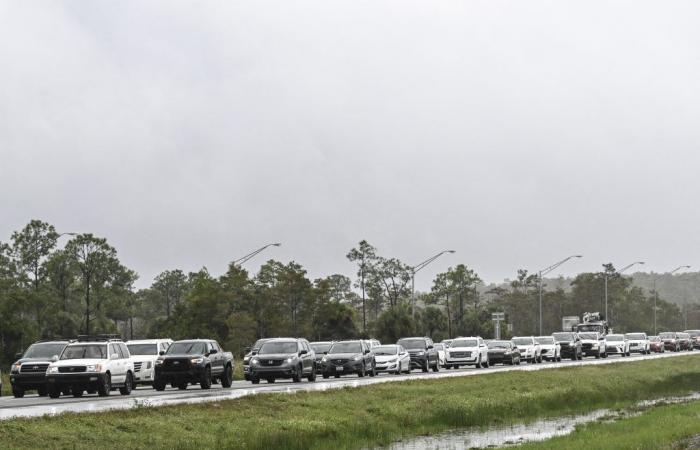 A large exodus in Florida, USA, escaping “Milton”