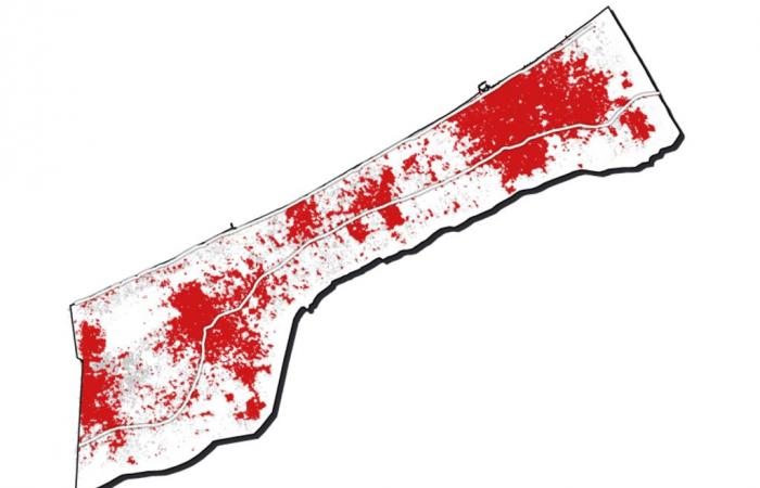 a year of destruction in the Gaza Strip