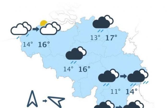 Still mild weather this Tuesday but be careful it won’t last!