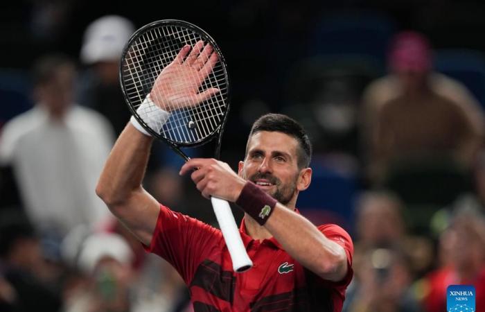 Novak Djokovic vs. Flavio Cobolli-Xinhua