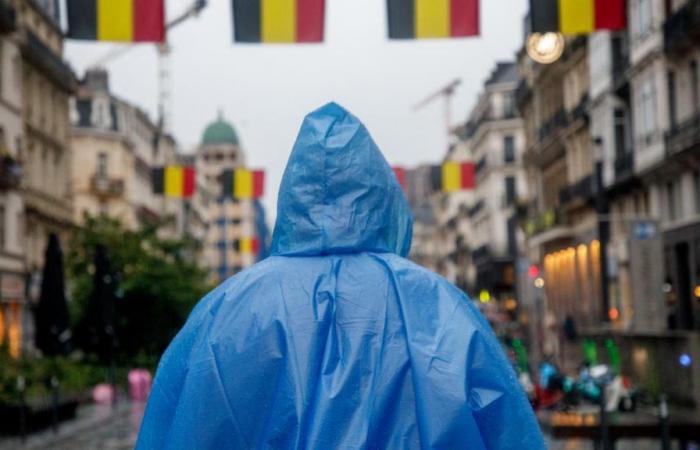 Three provinces on alert, cumulative rainfall of 50 to 70 l/m²: storm Kirk will hit Belgium