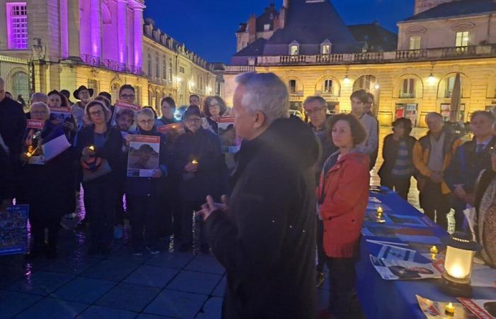 Terrorist attack of October 7: a march brought together around 150 people yesterday in Dijon