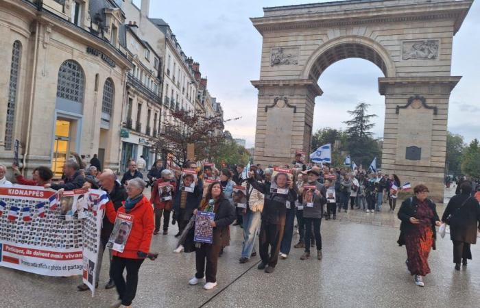 Terrorist attack of October 7: a march brought together around 150 people yesterday in Dijon