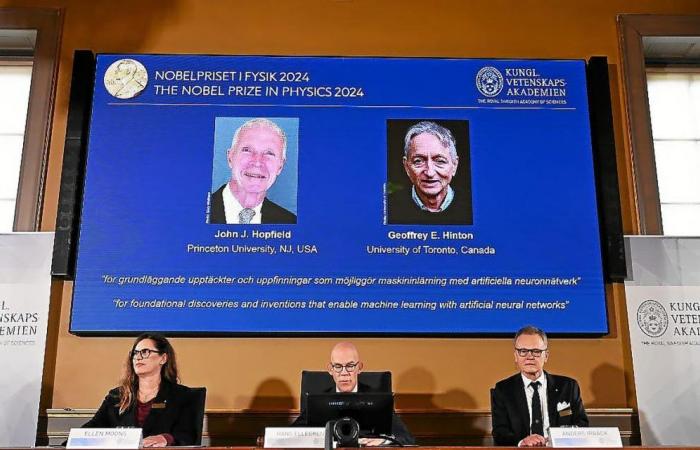 Nobel Prize in Physics: a duo rewarded for fundamental advances in the field of AI