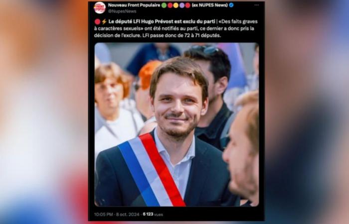 MP Hugo Prévost excluded from the France Insoumise group for “serious acts of a sexual nature”