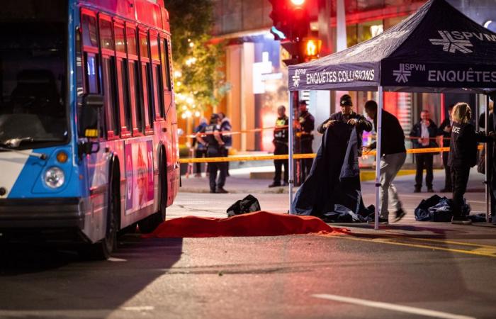 Montreal | Fatal collision between a pedestrian and a bus