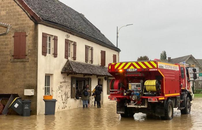 in this department of Burgundy, a month of rain falls… in one night