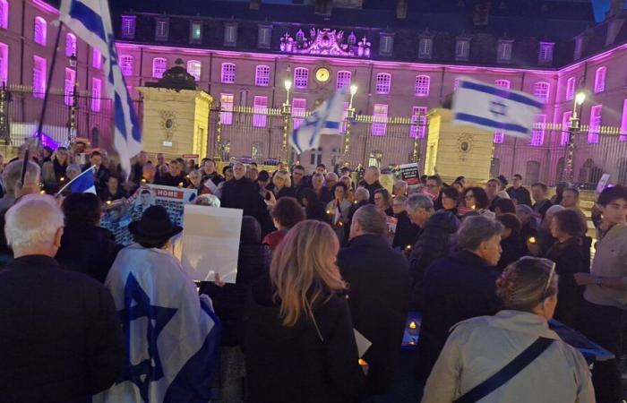 Terrorist attack of October 7: a march brought together around 150 people yesterday in Dijon