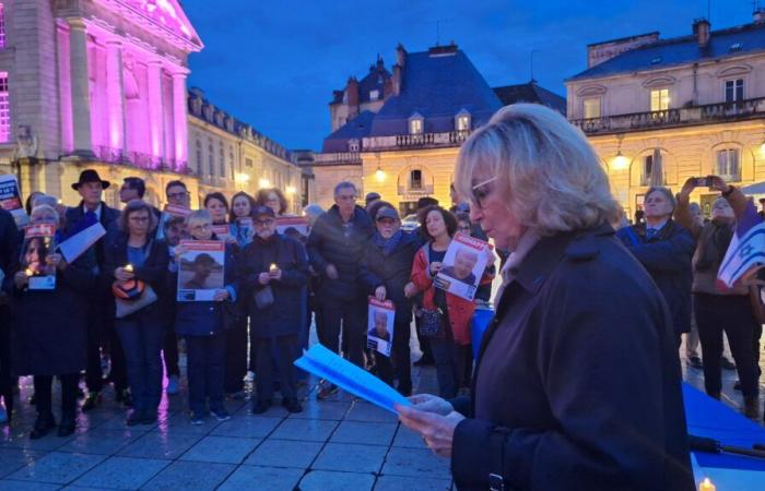 Terrorist attack of October 7: a march brought together around 150 people yesterday in Dijon