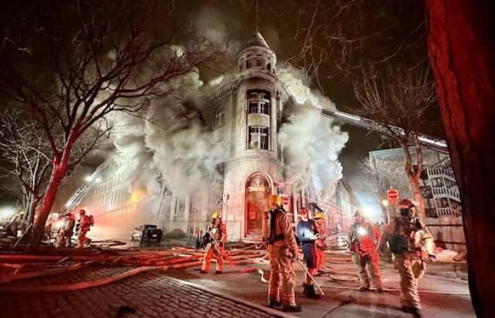 The file of the fatal fire at Place D’Youville in the hands of the DPCP | Fire in Old Montreal