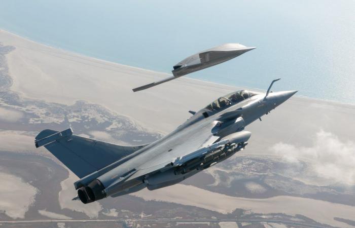 Launch of a combat drone program as part of the Rafale F5 standard