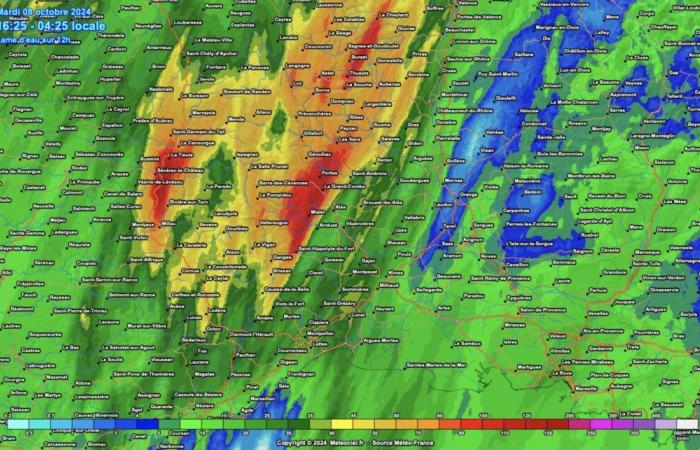 Cévennes/Mediterranean episode this Tuesday morning, follow the development live on InfOccitanie