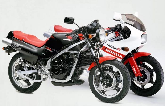 Honda NS250F/NS250R – 2-stroke sports bike ready to attack the roads.