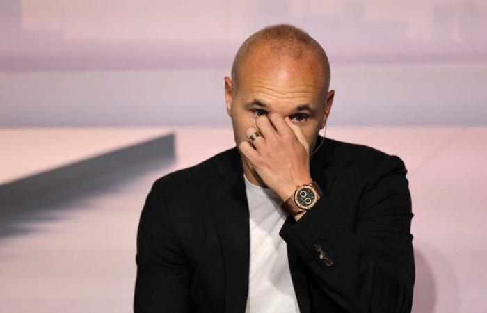 The immense emotion of Andrés Iniesta as he bids farewell to his legendary football career