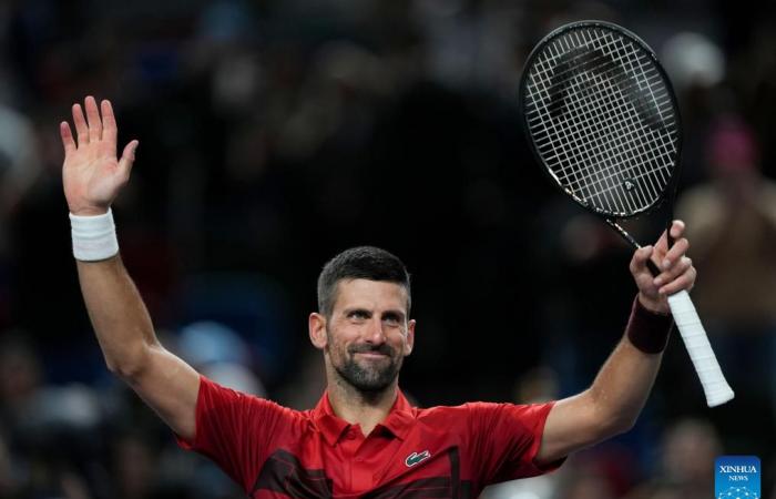 Novak Djokovic vs. Flavio Cobolli-Xinhua