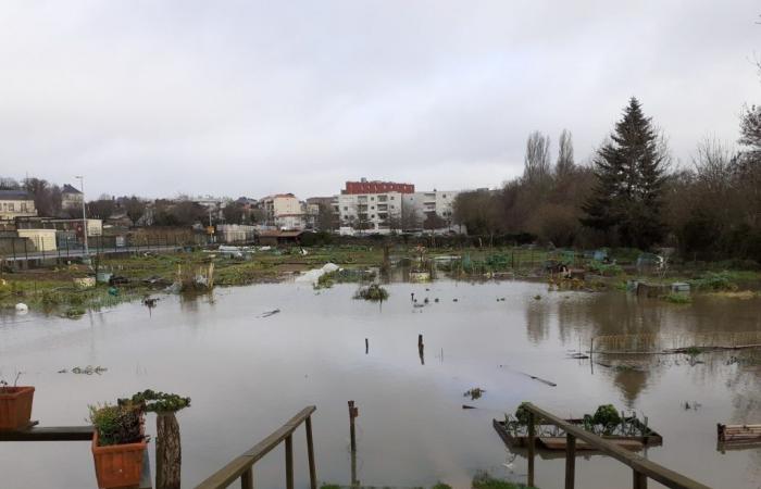 roads blocked in La Roche-sur-Yon