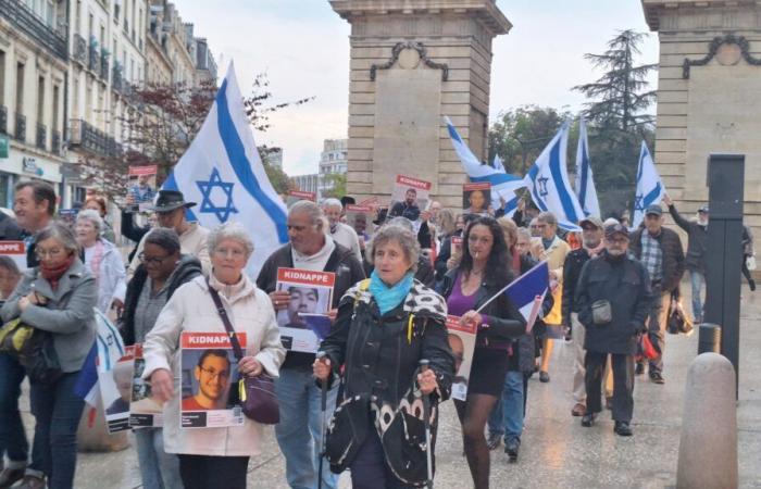 Terrorist attack of October 7: a march brought together around 150 people yesterday in Dijon