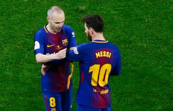 Messi, his vibrant tribute to Iniesta