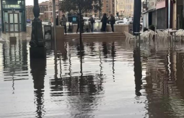 images of floods and damage in the city