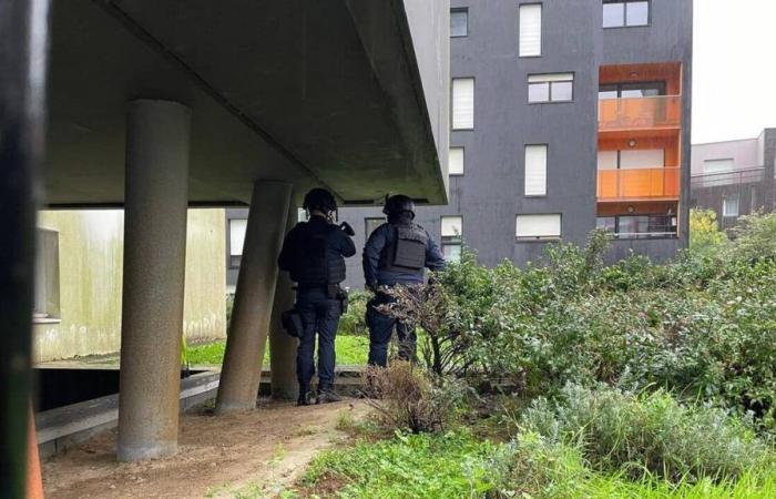 the man holed up in Nantes was arrested ﻿