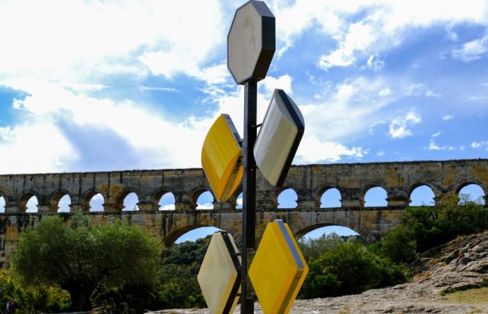 “Under the pixels, the matter”: when art and digital come to the Pont du Gard – News – Gard