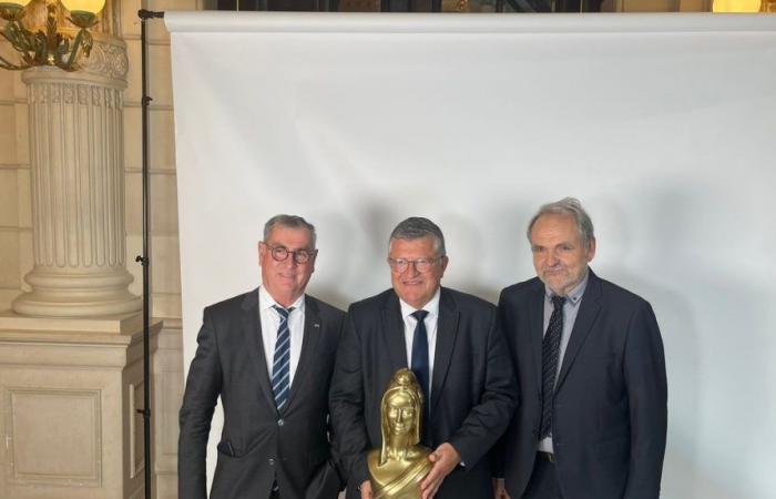 GARD A Golden Marianne for Nîmes metropolis