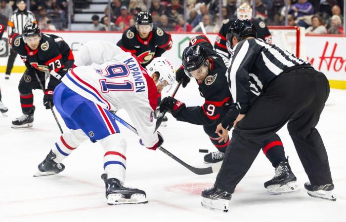 Oliver Kapanen and Michael Pezzetta line up to miss tonight’s game