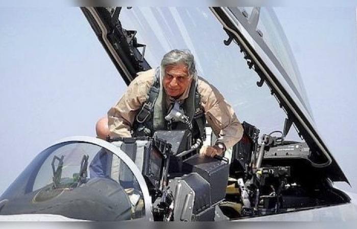 Ratan Tata’s favorite memory? Flying an F-18 fighter jet at the Bangalore Aero Show