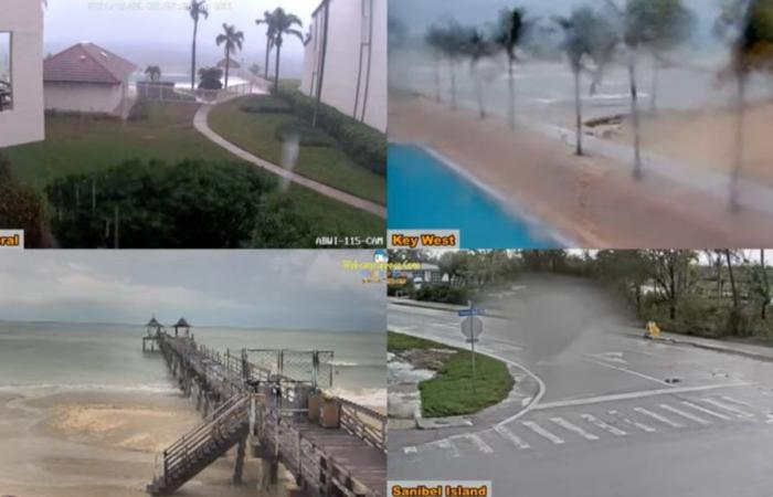 follow the damage caused by the storm in Florida in real time (videos)