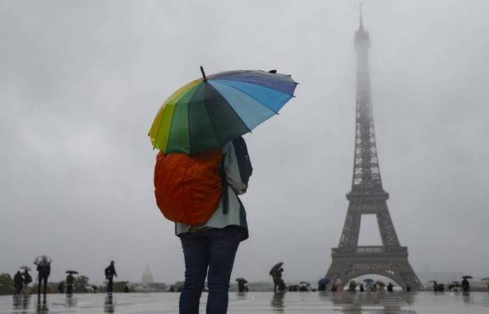 nearly 100 mm of rain in one day reached in France this Wednesday