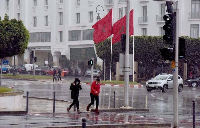 A depression brings light rain and a drop in temperatures in Morocco