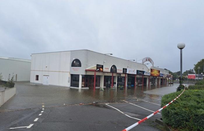 Challans was also affected by significant flooding