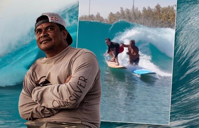 Here’s how this surfing legend teaches his students how to ride