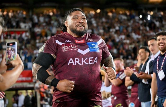 Transfers / Top 14 – Excluded Midol: Ben Tameifuna extends to Union Bordeaux-Bègles